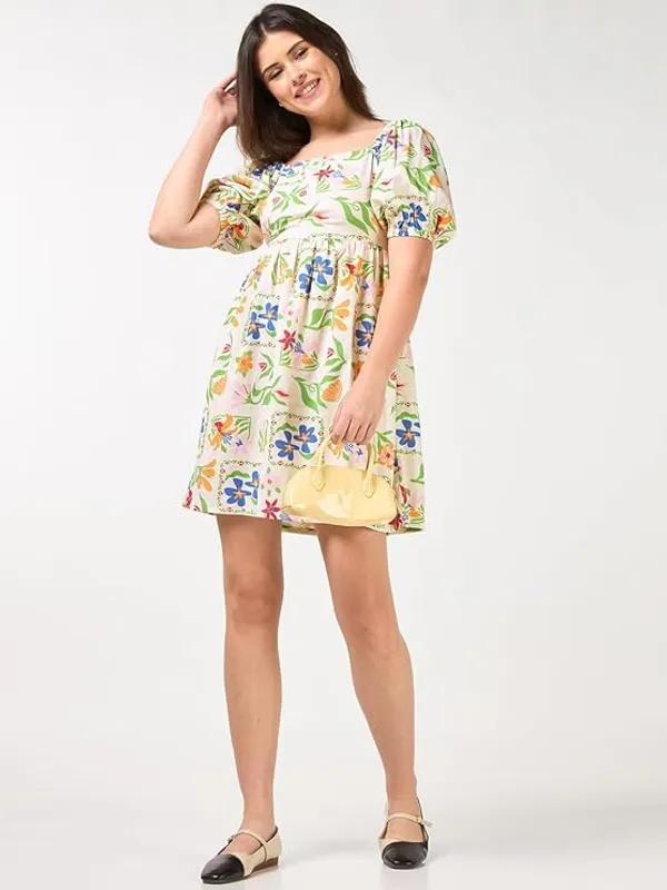 Multicolor_Women_Chiffon_Thigh_Length_Dress