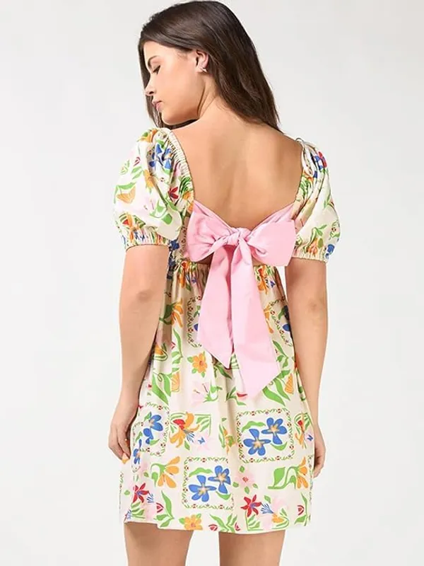 Multicolor_Women_Chiffon_Thigh_Length_Dress