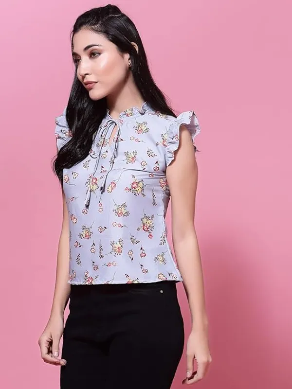 Purple_Polyester_Top_For_Women