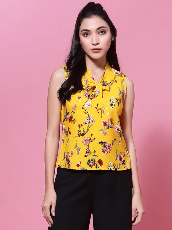 Chrome_Yellow_Womens_Cold_Shoulder_Top