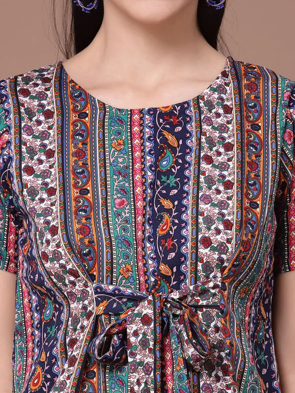 Multicolor_Womens_Cotton_Blend_Peplum_Top