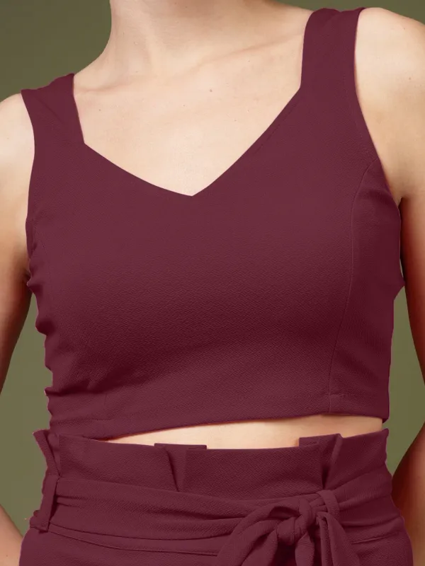 Rust_Brown_Women_Cotton_Knit_Crop_Top