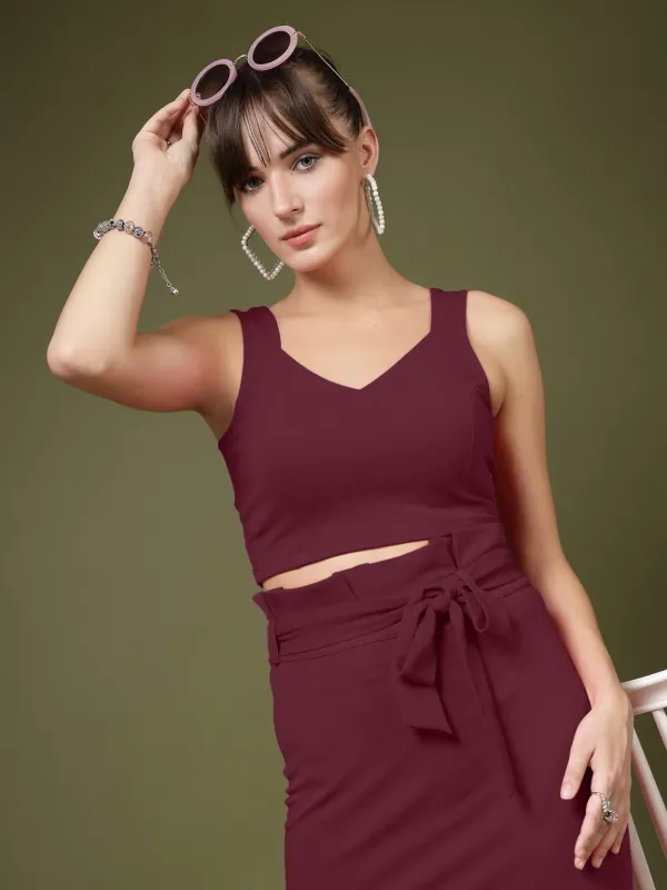 Rust_Brown_Women_Cotton_Knit_Crop_Top