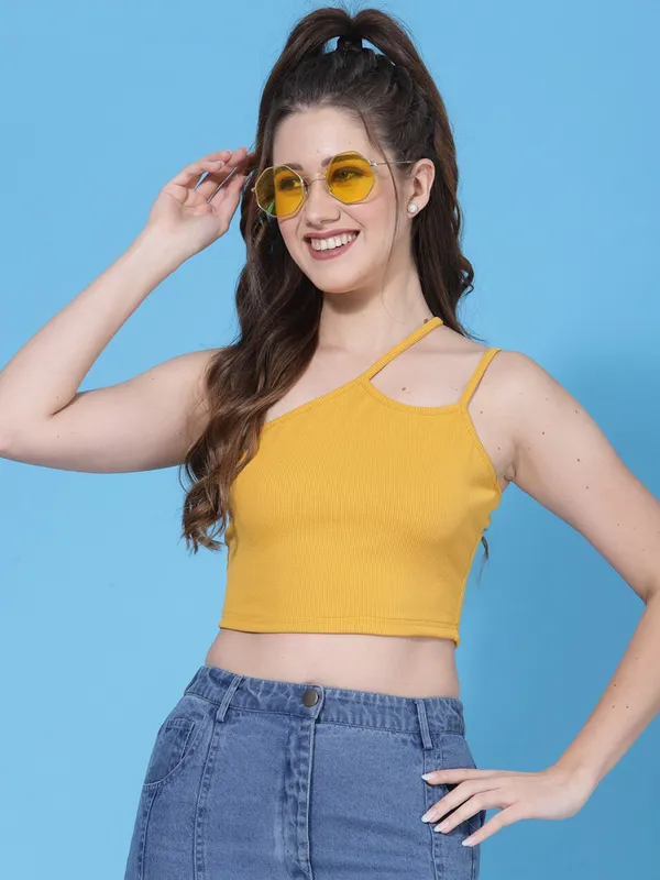 Mustard_Yellow_Women_Rib_Crop_Top
