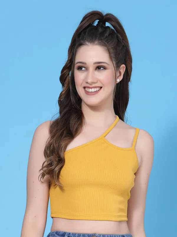 Mustard_Yellow_Women_Rib_Crop_Top