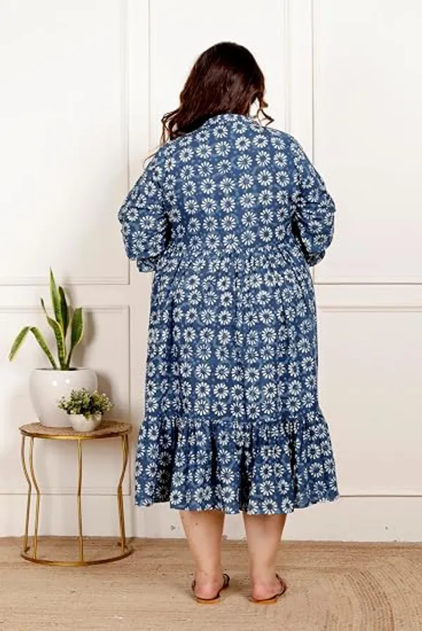Dark_Blue_Women_Ethnic_Motifs_Print_Fit_&_Flare_Maxi_Dress