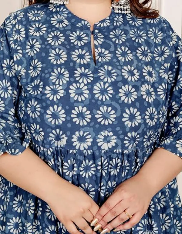 Dark_Blue_Women_Ethnic_Motifs_Print_Fit_&_Flare_Maxi_Dress