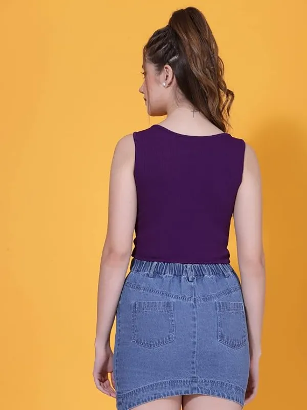 Purple_Womens_O_Ring_Ruched_Cami_Crop_Top