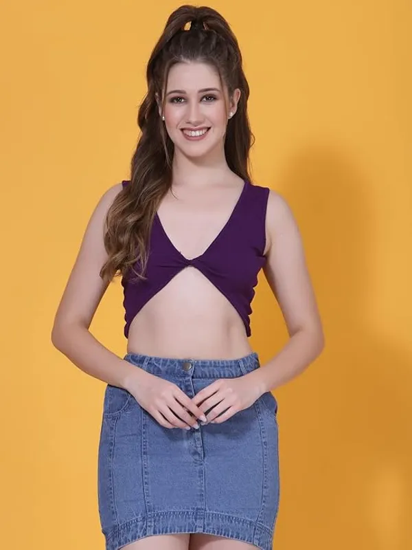 Purple_Womens_O_Ring_Ruched_Cami_Crop_Top