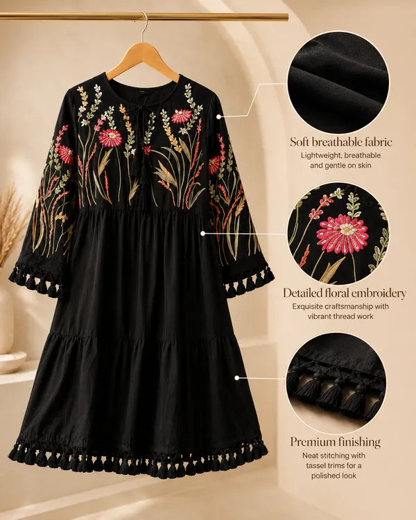 Black_Cotton_Maxi_Gown_For_Women