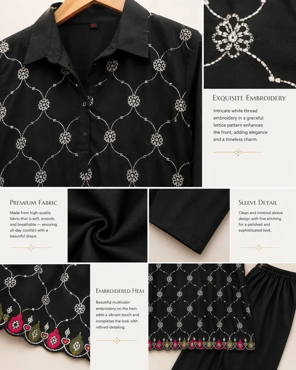 Black_Embroidered_Co-Ord_set_Set_for_Women