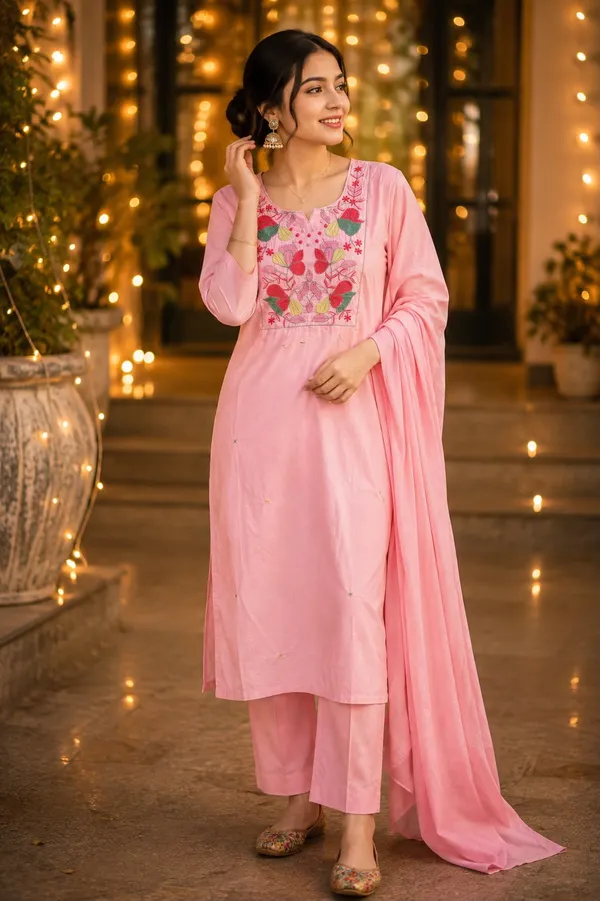 Pink_Pure_Cotton_A-line_Kurta_Set_with_Embroidery