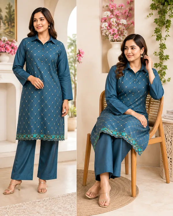 Blue_Embroidered_Co-ord_Set_for_Women