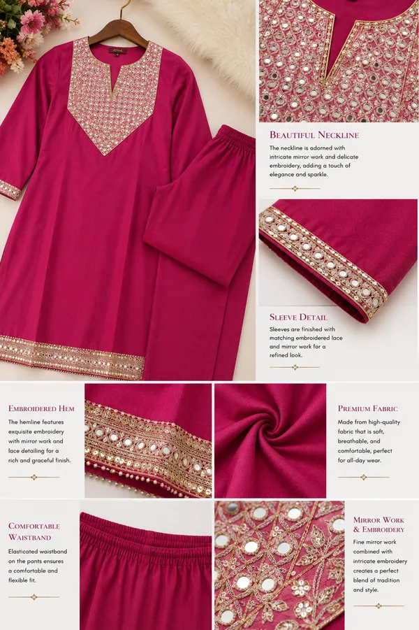 Pink_Embroidered_Kurta_Set_for_Women_with_Mirror_Work