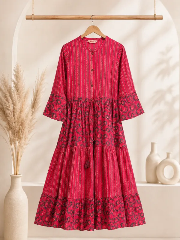 Pink_Cotton_Maxi_Dress_For_Women