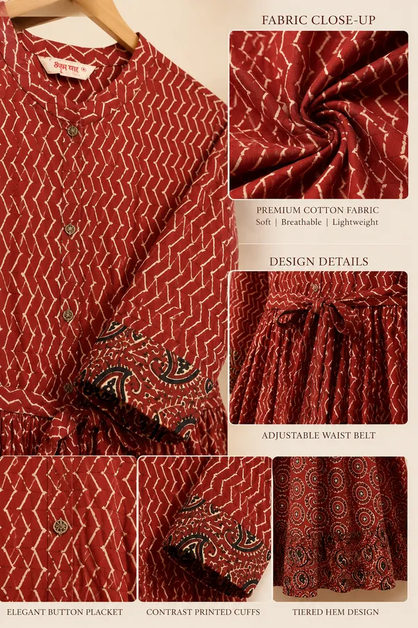 Maroon_Cotton_Maxi_Dress_For_Women