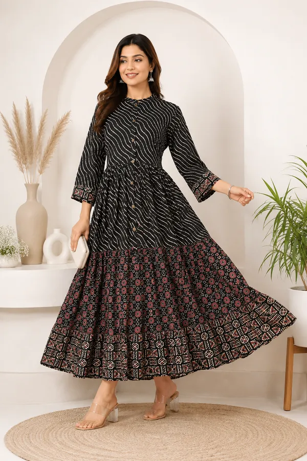 Black_Premium_Cotton_Maxi_Dress_For_Women