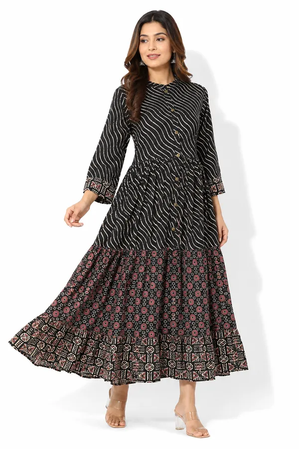 Black_Premium_Cotton_Maxi_Dress_For_Women