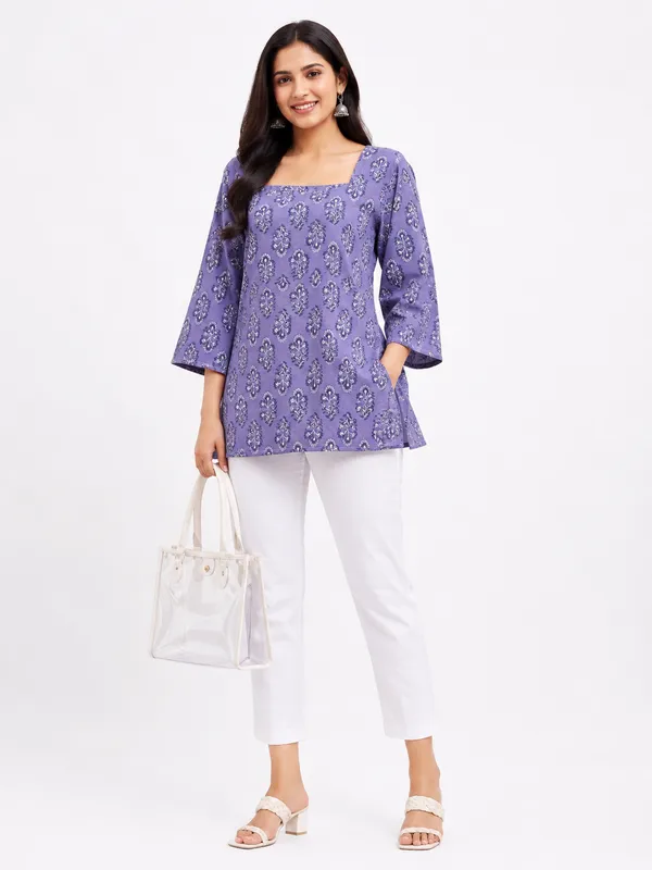 Purple_Cotton_Top_For_Women