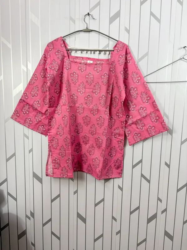 Pink_Cotton_Kurta_Set_For_Women