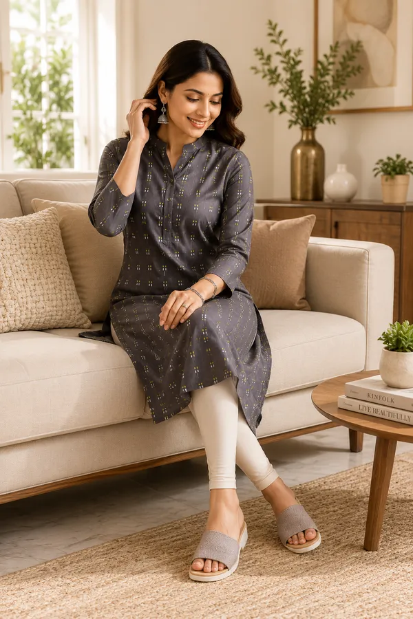 Long_Grey_Cotton_Kurta_For_Women