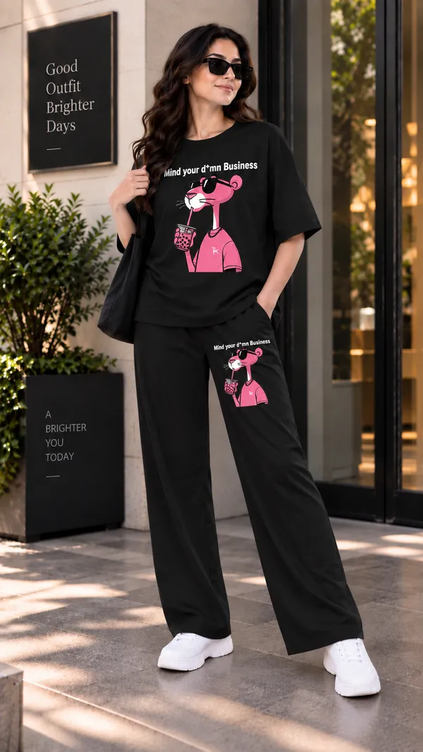 Black_Comfy_panther_coord_set