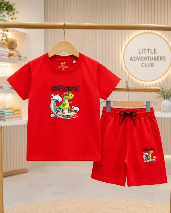 Red_Cotton_Co-Ord_Set_For_Boys