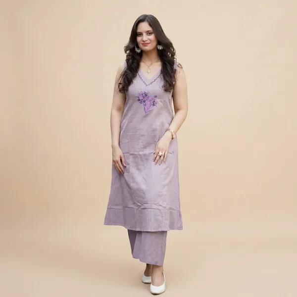 Fabric_Premium_Heavy_Slub_Cotton_Kurta_Palazzo_Set