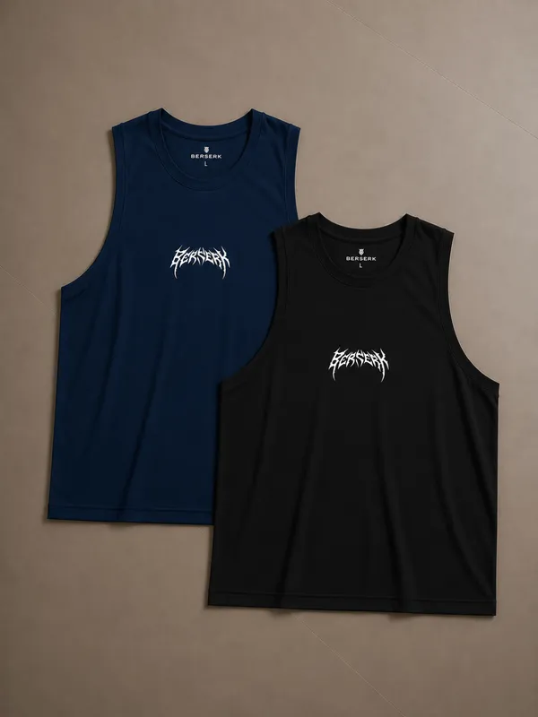 Pack_of_2_-_Premium_Cotton_Fitted_Gym_Tank_-_Black_&_Blue