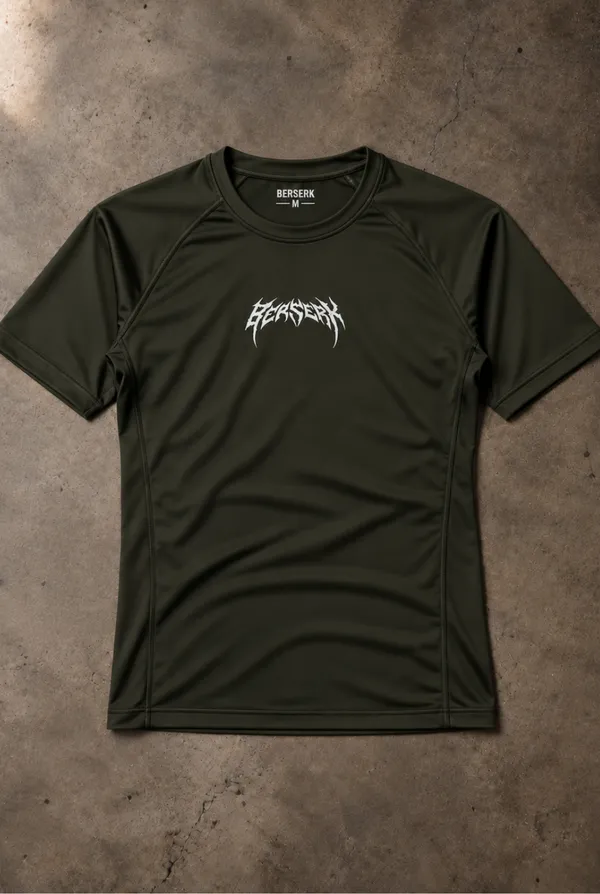 Military_Green_Half_Sleeve_Compression_Tshirt
