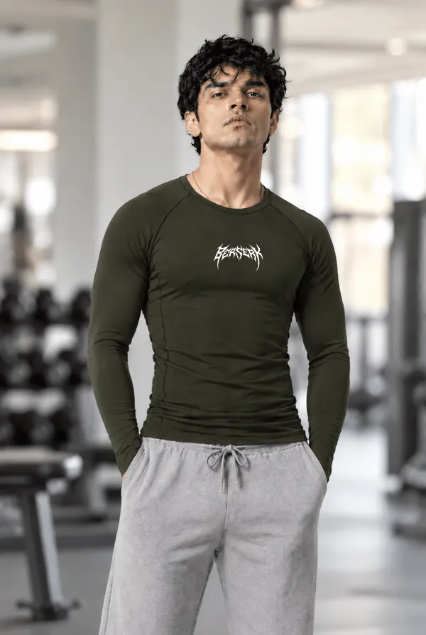 Military_Green_Full_Sleeve_Compression_Tshirt