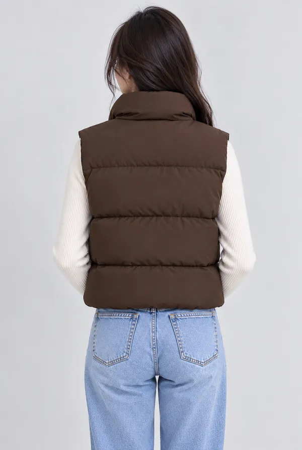 Brown_Puffer_Sleeveless_Vest_for_Women