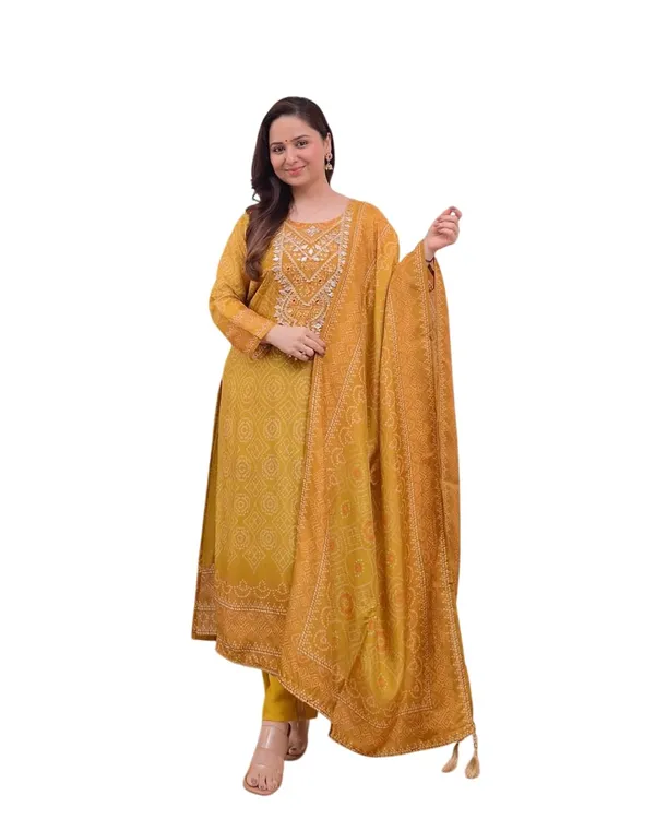 Yellow_Cotton_Regular_Embroidered_Straight_Kurti_Pant_Dupatta_Set_For_Women