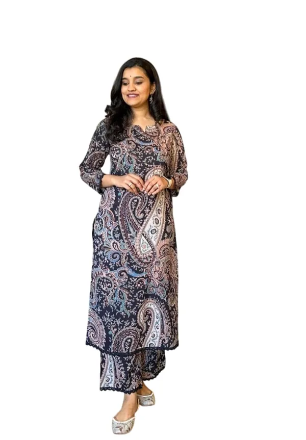 Black_Cotton_Regular_Printed_Straight_Kurti_Set_With_Pant_Dupatta_For_Women