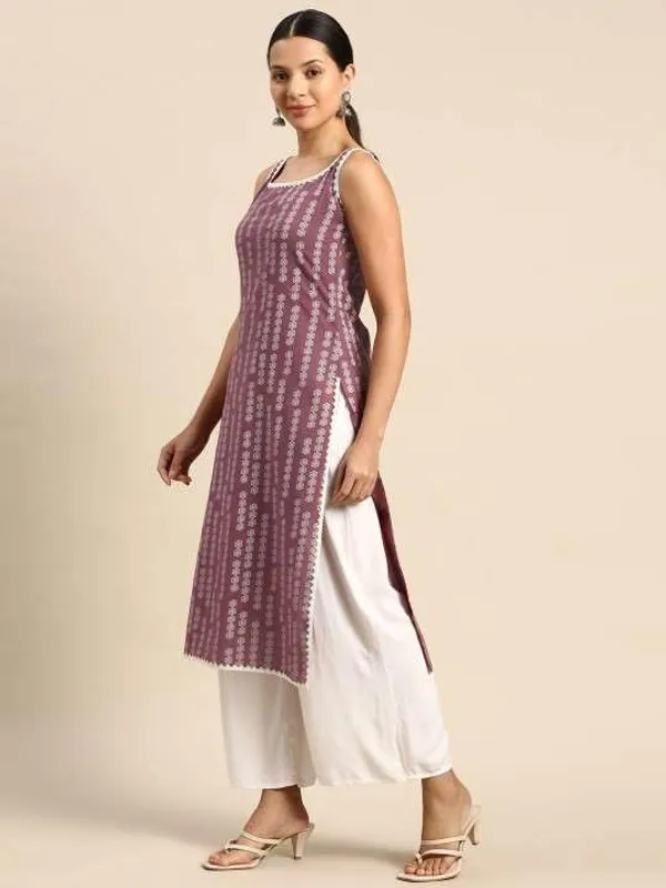 Mauve_Rayon_Printed_Straight_Kurti_With_Pant_Dupatta_Set_For_Women
