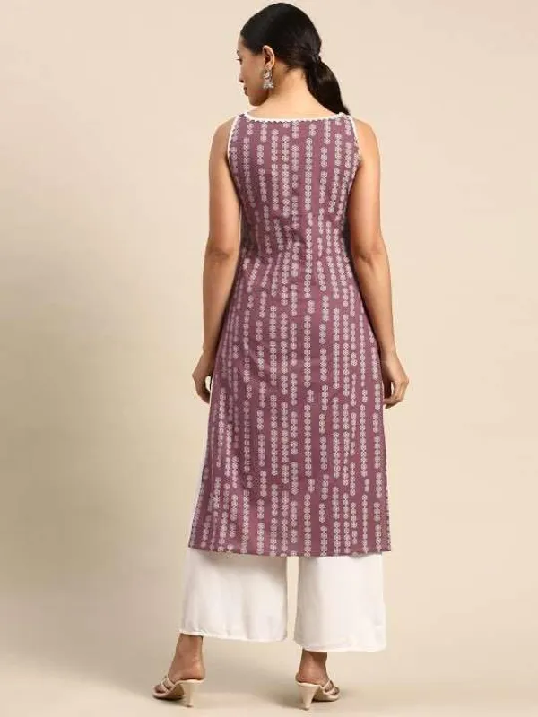 Mauve_Rayon_Printed_Straight_Kurti_With_Pant_Dupatta_Set_For_Women