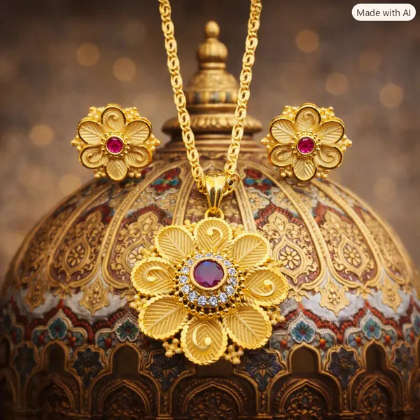 Ruby_Radiance_1 gm_Gold_Set