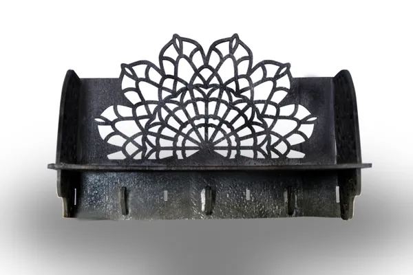 Wooden_Mandala_Cut_Wall_Mounted_Key_Holder_with_Shelf