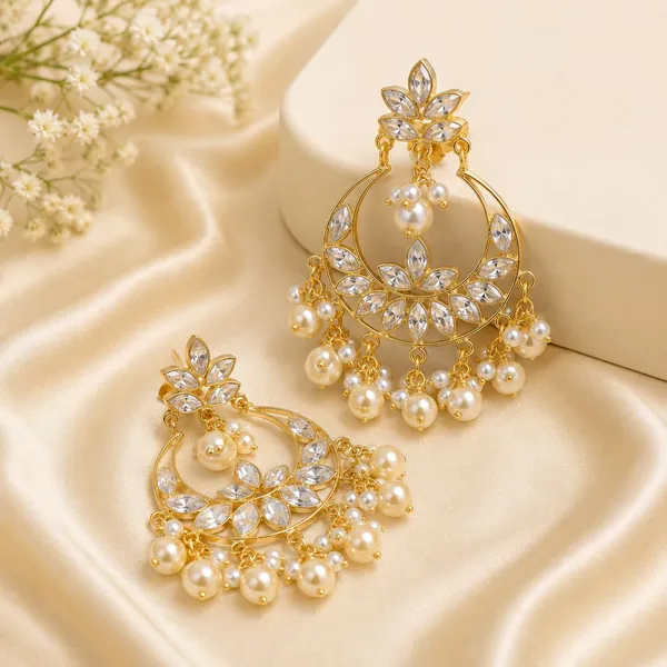 14_Ct_Polki_Handmade_Gold_Plated_Pearl_Drop_Chandbali_Earrings_For_Women