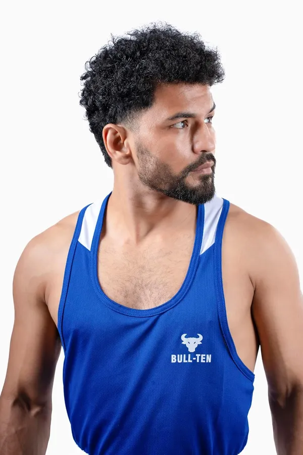 Mens_Boxing_Uniform_Set_Sleeveless_Vest_And_Shorts