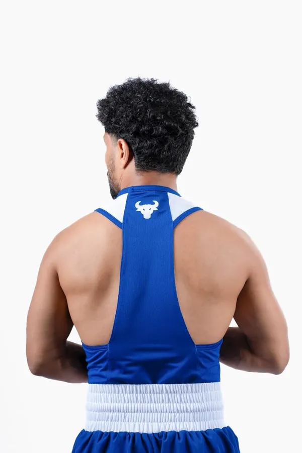 Mens_Boxing_Uniform_Set_Sleeveless_Vest_And_Shorts