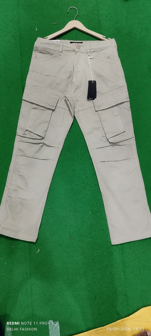 Beige_Utility_Fit_Cargo_Trousers_for_Men