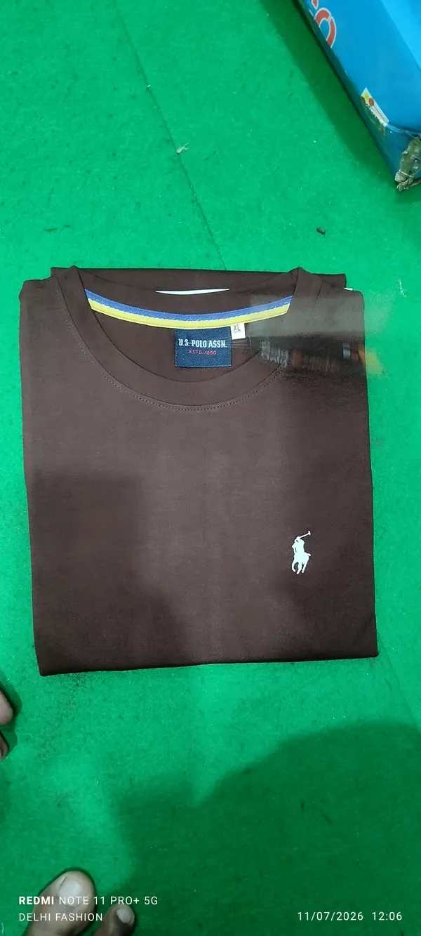 Brown_Crew_Neck_T-Shirt_for_Men