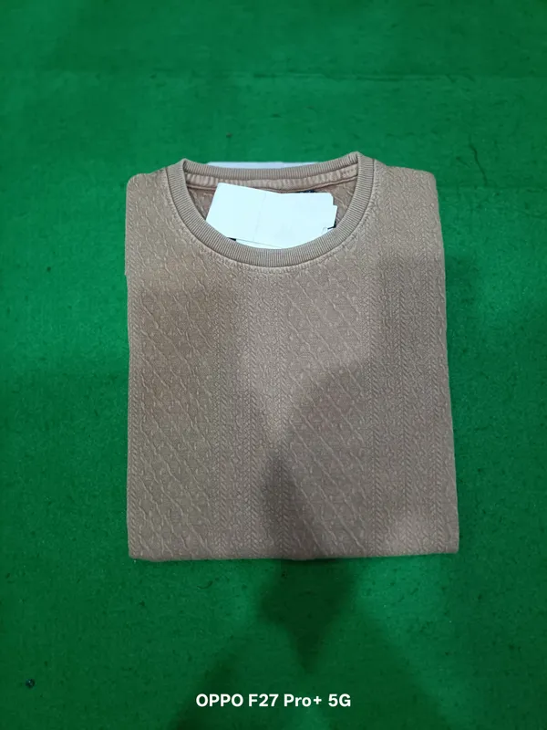 Beige_Textured_Crew_Neck_Sweater_for_Men