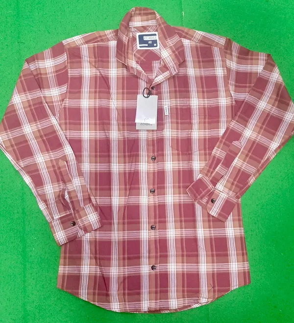 Maroon_Checkered_Casual_Shirt_for_Men