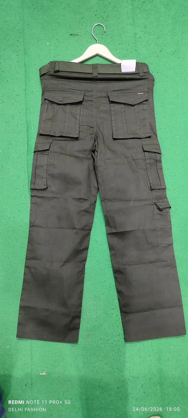 Olive_Cargo_Fit_Pants_for_Men