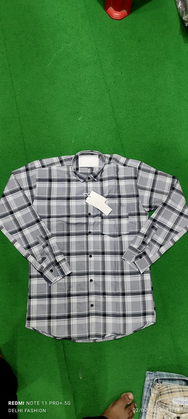 Grey_Checkered_Casual_Shirt_for_Men