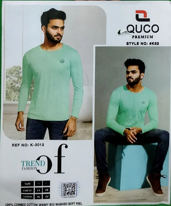 Mint_Green_Cotton_Full_Sleeve_T-Shirt_for_Men