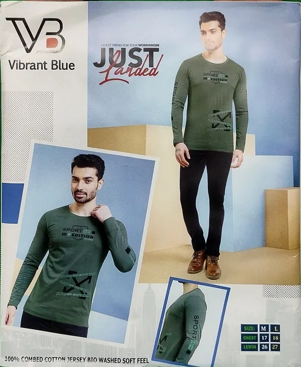 Olive_Green_Cotton_Full_Sleeve_T-Shirt_for_Men
