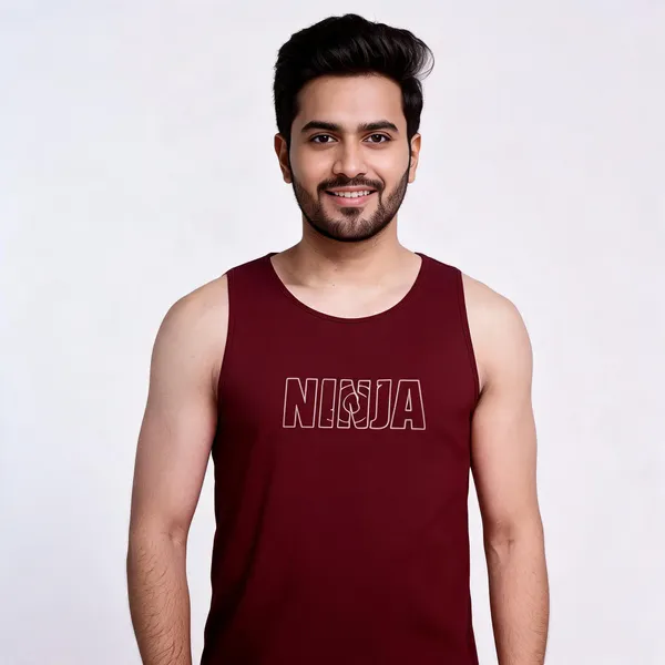Maroon_Cotton_Hosiery_Vest_For_Men